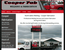 Tablet Screenshot of cooperfab.com